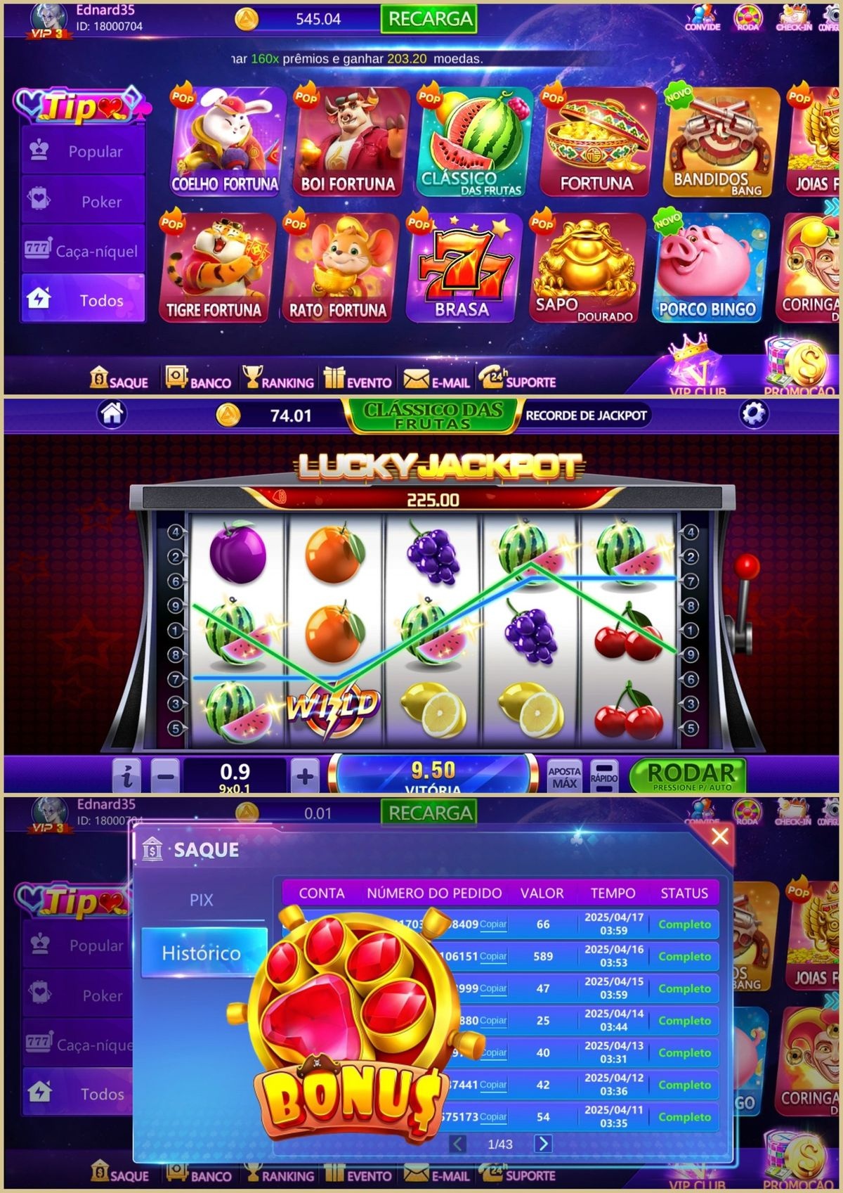 ComeOnCasino game